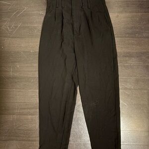 Stradivarius Women's Black Trousers